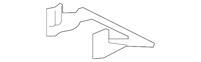 C2D3376 Деталь CONSOLE BASE REAR BRACKET