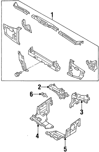 Probe RADIATOR SUPPORT