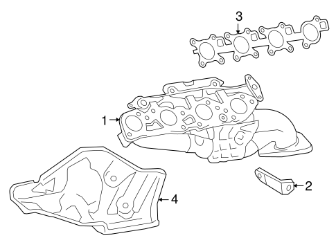 EXHAUST SYSTEM/EXHAUST MANIFOLD for 2011 Toyota Land Cruiser #1