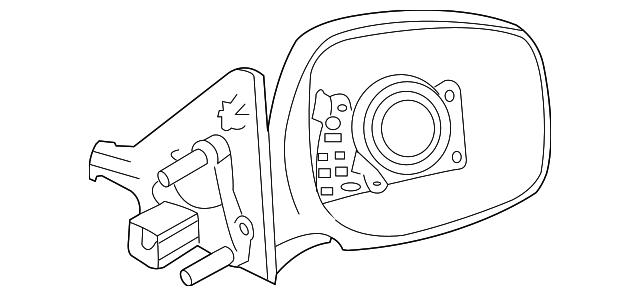CRB001730LML Деталь MIRROR ASSY, LEFT