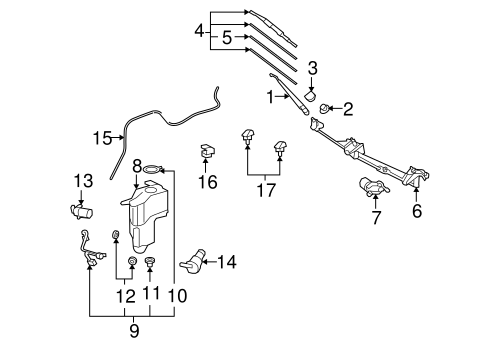 ELECTRICAL/WIPERS for 2008 Toyota FJ Cruiser #1