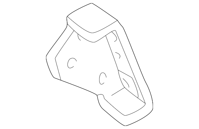 BTR1875 Деталь FOOT REST BRACKET