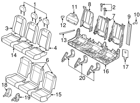 Body/Third Row Seats for 2017 Ford Transit-350 HD #3
