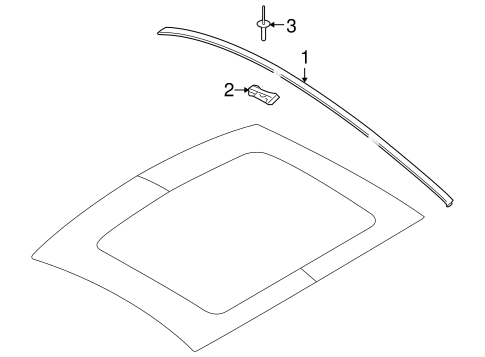Body/Exterior Trim - Roof for 2009 Ford Mustang #2