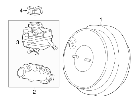 X-Type MASTER CYLINDER - COMPONENTS ON DASH PANEL