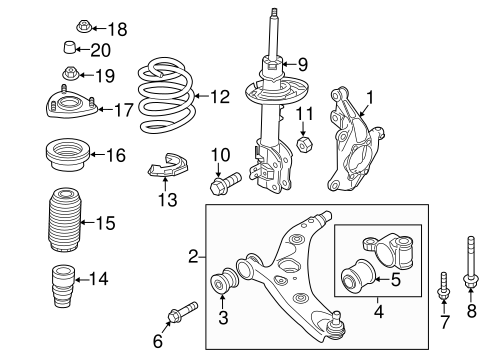 Suspension Components for 2018 Mazda CX-5 #1