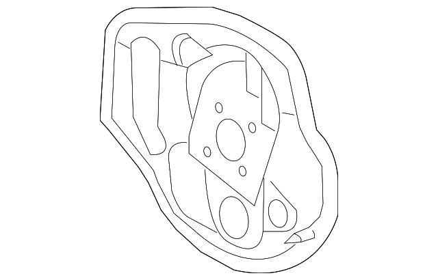 15252364 Деталь LOWER DASH PANEL REINF PLATE