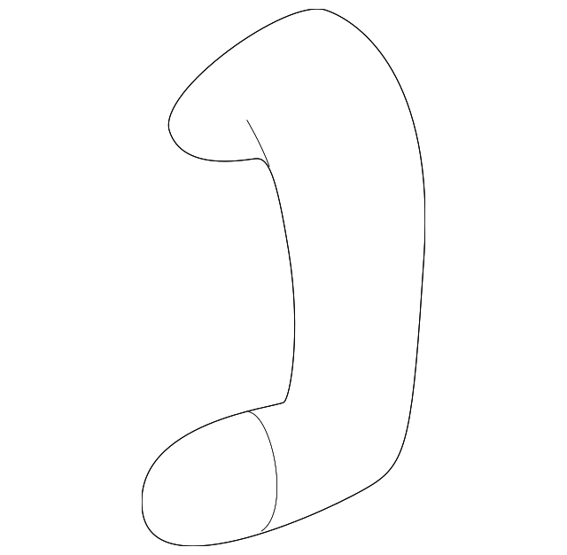30870459 Деталь LOWER CASE CLIP