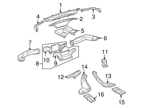 BODY/DUCTS for 2012 Toyota FJ Cruiser #1