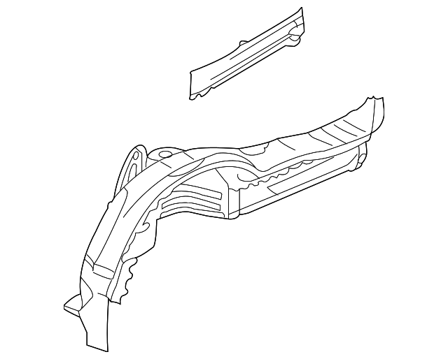 997-501-943-03-GRV Деталь INNER WHEELHOUSE, LEFT