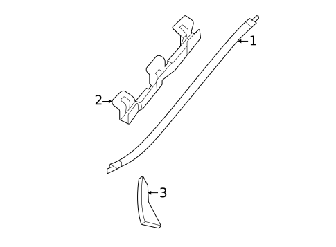 Exterior Trim - Pillars for 2020 Mercedes-Benz GLS 580 #0