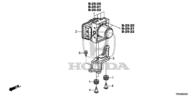 Chassis/VSA Modulator for 2012 Honda CIVIC SEDAN #1