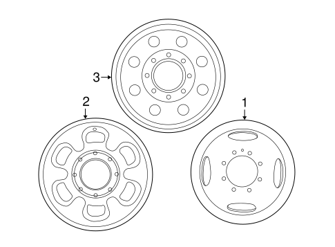 Wheels for 2004 Ford Excursion #0