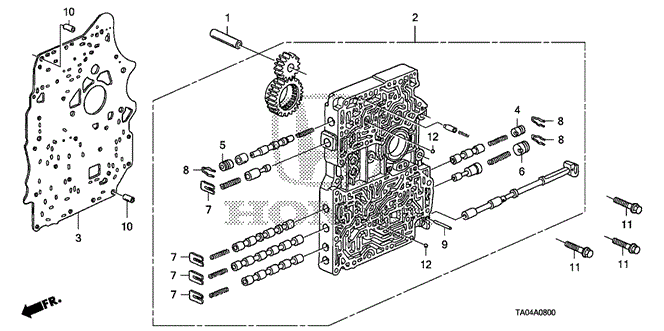 TRANSMISSION - AUTOMATIC/AT MAIN VALVE BODY (L4) for 2009 Honda ACCORD SEDAN #1