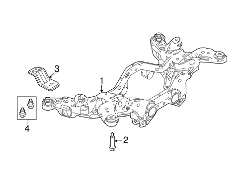 Suspension Mounting for 2011 Ford Flex #1