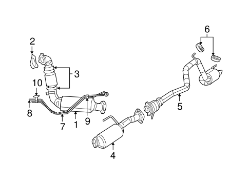 Grand Cherokee EXHAUST COMPONENTS
