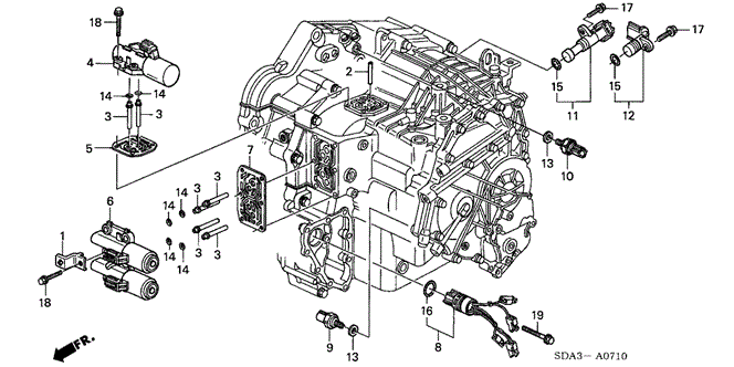 TRANSMISSION - AUTOMATIC/AT SOLENOID (L4) for 2005 Honda ACCORD SEDAN #1