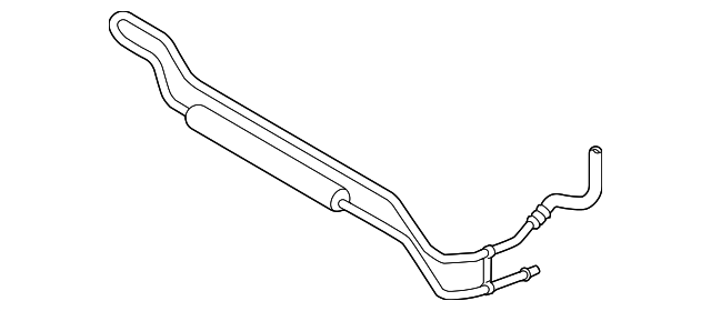 LR016198 POWER STEERING COOLER TUBE