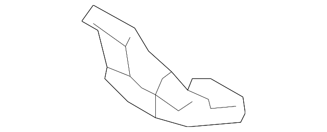 19184103 Деталь BARRIER LOWER RETAINER, LEFT
