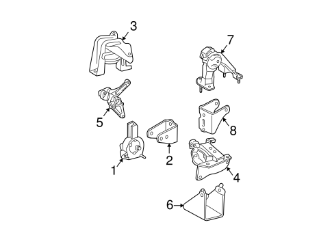 Vibe ENGINE & TRANS MOUNTING 2