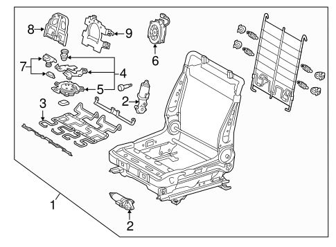 ELECTRICAL/HEATED SEATS for 2012 Toyota Avalon #1