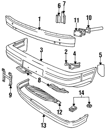 940 BUMPER & COMPONENTS - FRONT 2