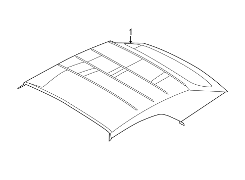 Mustang INTERIOR TRIM - CONVERTIBLE TOP