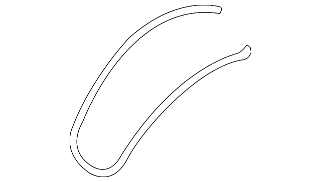 996-504-613-00 Деталь WHEELHOUSE PANEL GASKET, RIGHT