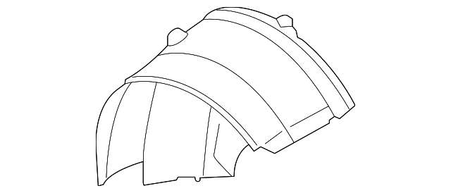 996-504-573-01 Деталь WHEELHOUSE LINER, LEFT