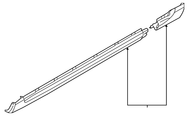 30661131 Деталь ROCKER MOLDING, LEFT