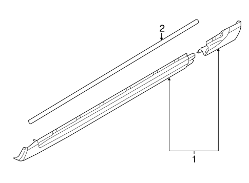 S80 EXTERIOR TRIM - PILLARS
