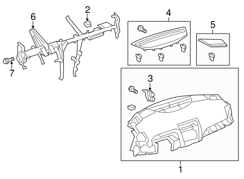 BODY/INSTRUMENT PANEL for 2007 Toyota Camry #1