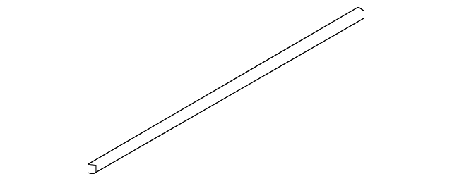 DT1Z-61253A10-A Деталь LOWER W'STRIP, RIGHT