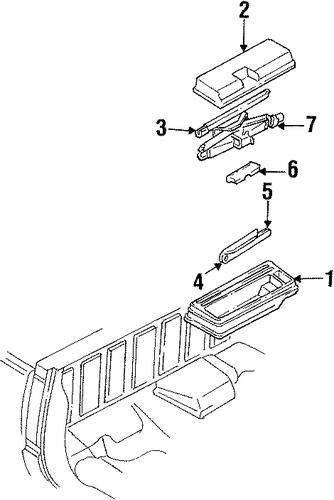 K3500 Pickup INTERIOR TRIM - CAB 4