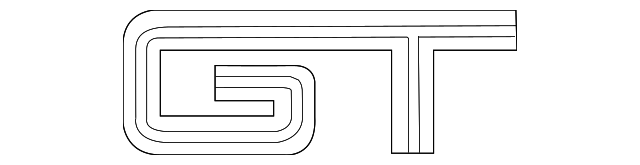 5R3Z-16098-AA Деталь NAMEPLATE, RIGHT