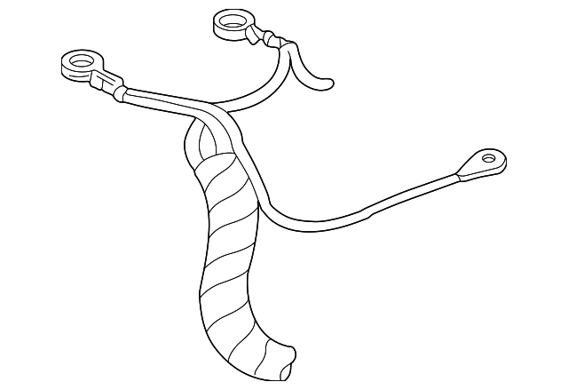 8W7Z-14300-AB Деталь BATTERY CABLE