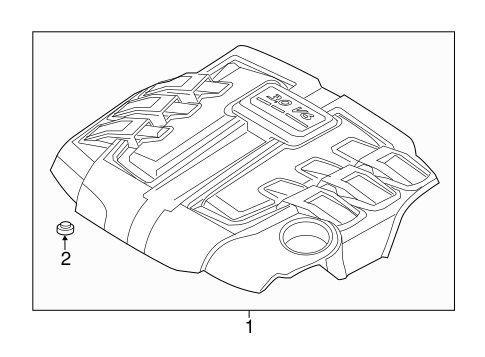 Cayenne ENGINE APPEARANCE COVER