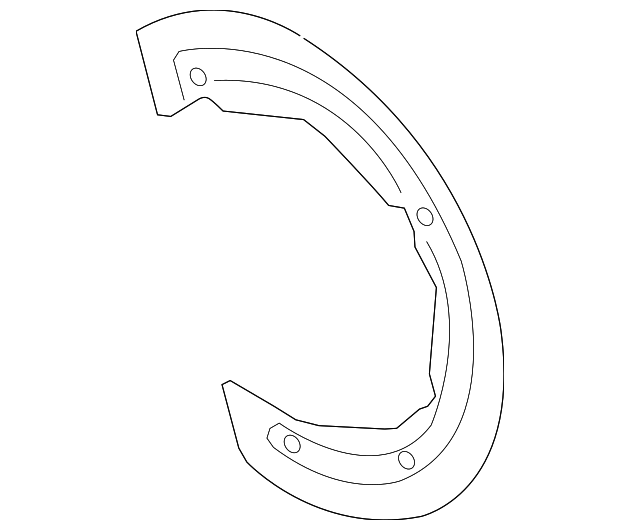 991-352-806-02 Деталь SPLASH SHIELD, RIGHT
