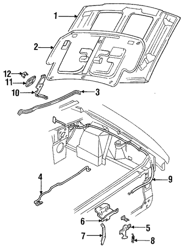 Mustang HOOD & COMPONENTS