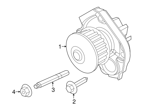 Water Pump for 2015 Jeep Renegade #1