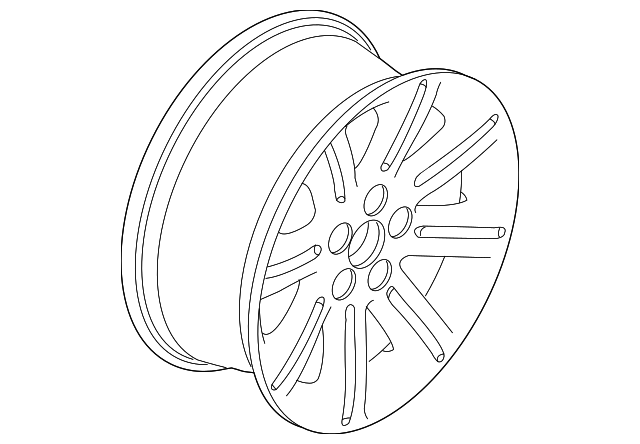 BA8Z-1007-B Деталь WHEEL, ALLOY