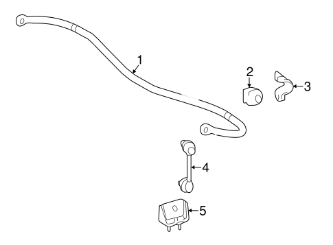 REAR SUSPENSION/STABILIZER BAR & COMPONENTS for 2015 Toyota Highlander #1