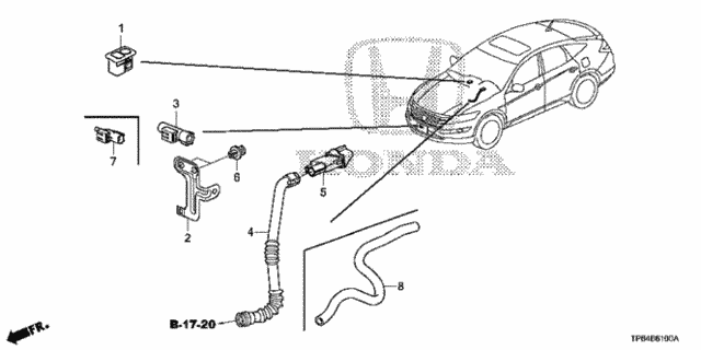 A/C Sensor for 2011 Honda Accord Crosstour #0