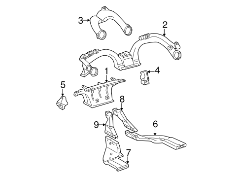 BODY/DUCTS for 2008 Toyota Matrix #1