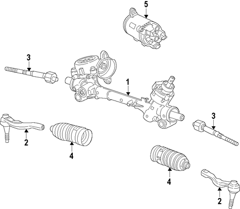 Malibu STEERING GEAR & LINKAGE