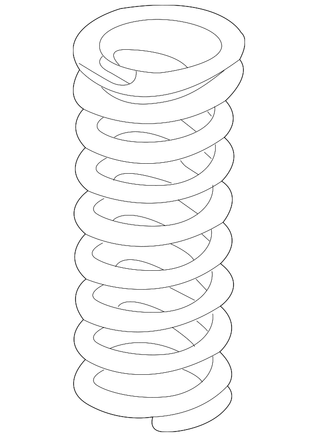 RKB000380 COIL SPRING, LEFT