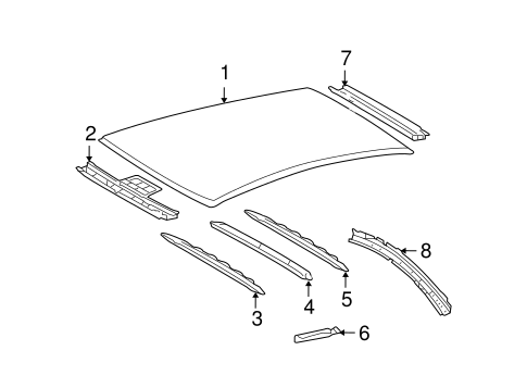 BODY/ROOF & COMPONENTS for 2006 Toyota Solara #2