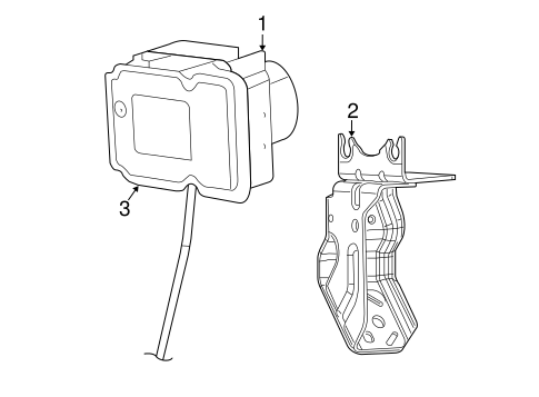 Electrical/ABS Components for 2014 Chrysler Town & Country #1