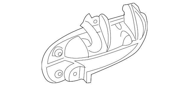 88987570 Деталь HANDLE, OUTSIDE, RIGHT