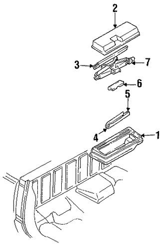 C2500 Pickup INTERIOR TRIM - CAB 4